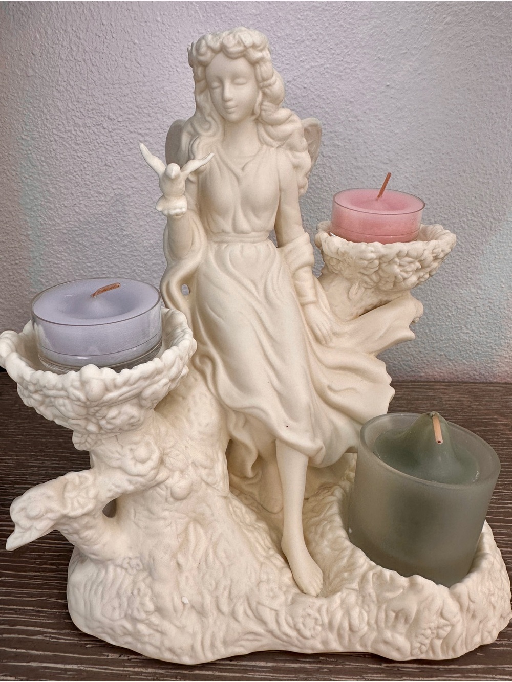 Partylite Ariana’s Garden Cream Ceramic Multi-Candle Holder